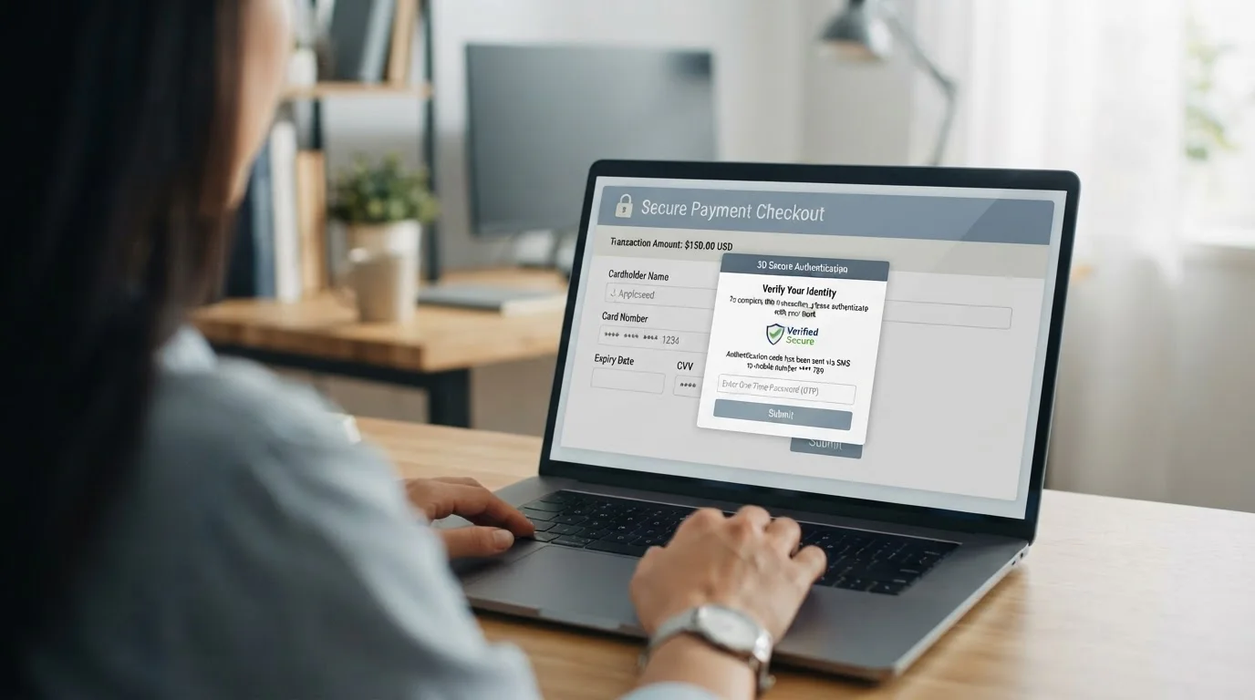 Proceso de pago seguro con tarjeta Visa en casino online