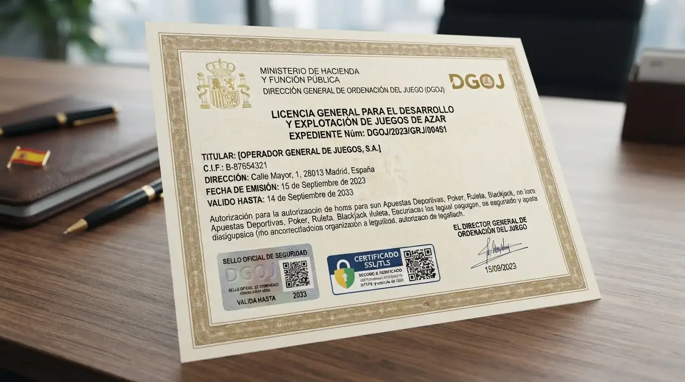 Sello de licencia DGOJ y protocolos de seguridad online