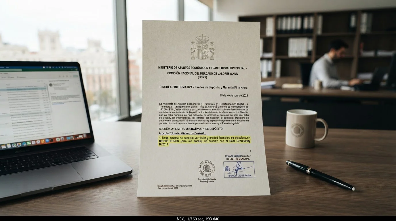 Documento oficial de la DGOJ con límites de depósito destacados