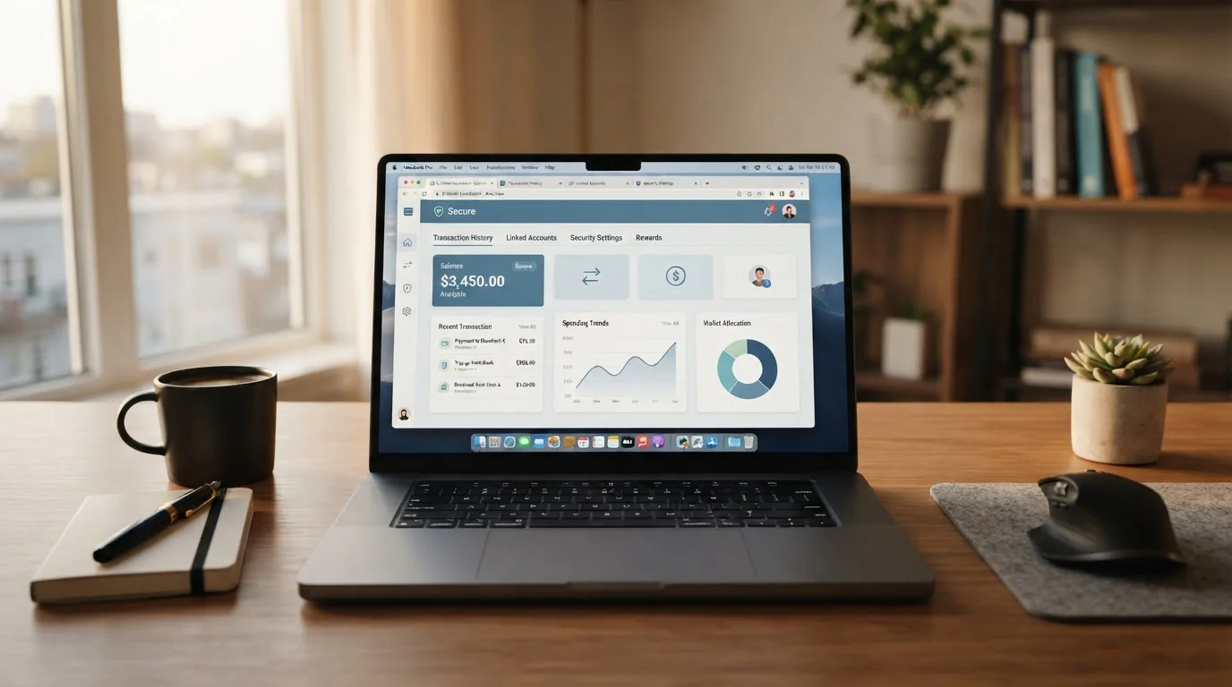 Interfaces de e-wallets PayPal Skrill Neteller en pantalla de laptop para retiros rápidos